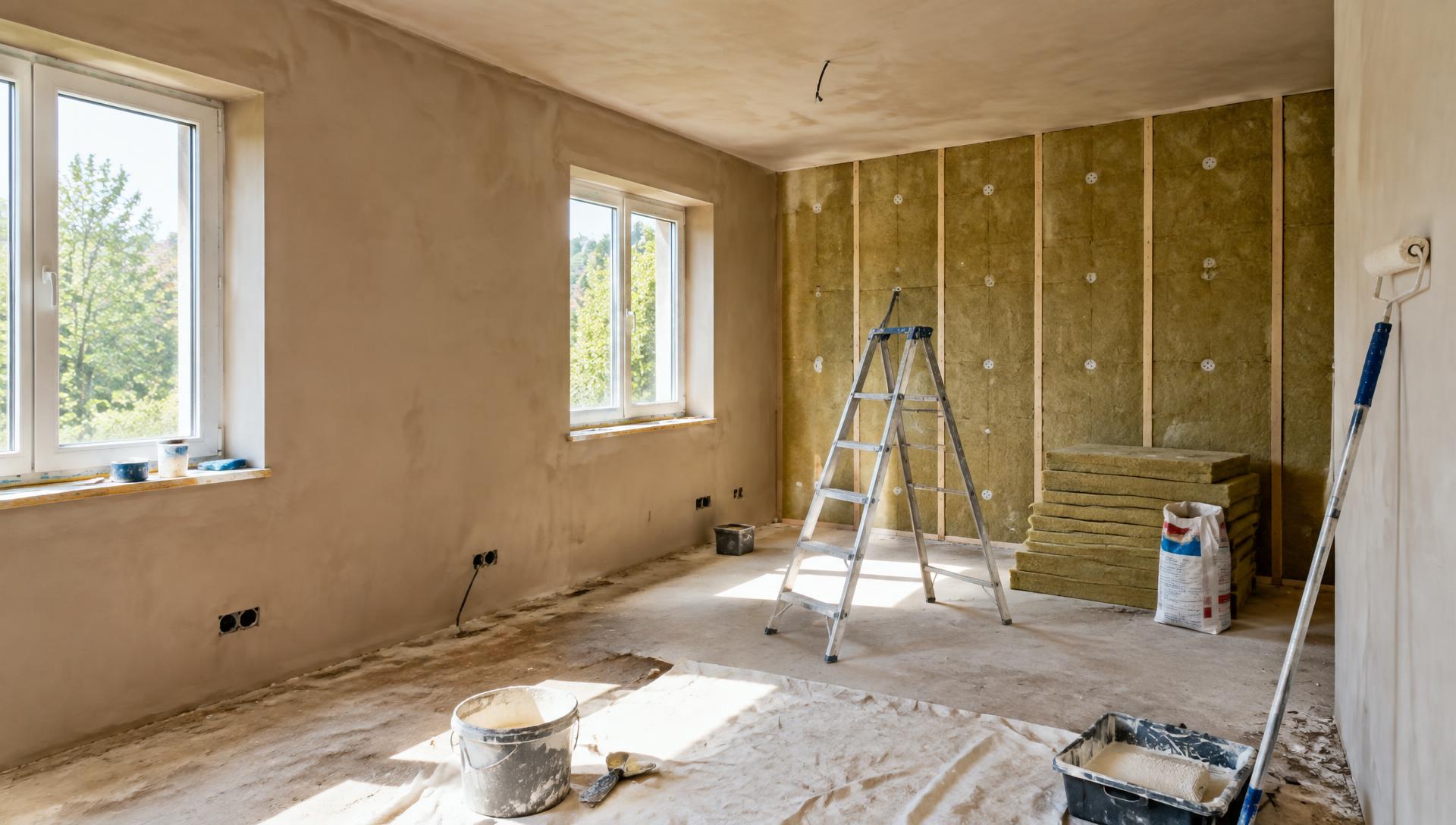 Chantier de rénovation intérieure